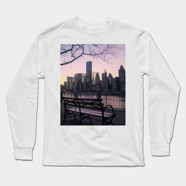 Roosevelt Island Long Sleeve T-Shirt by igjustin